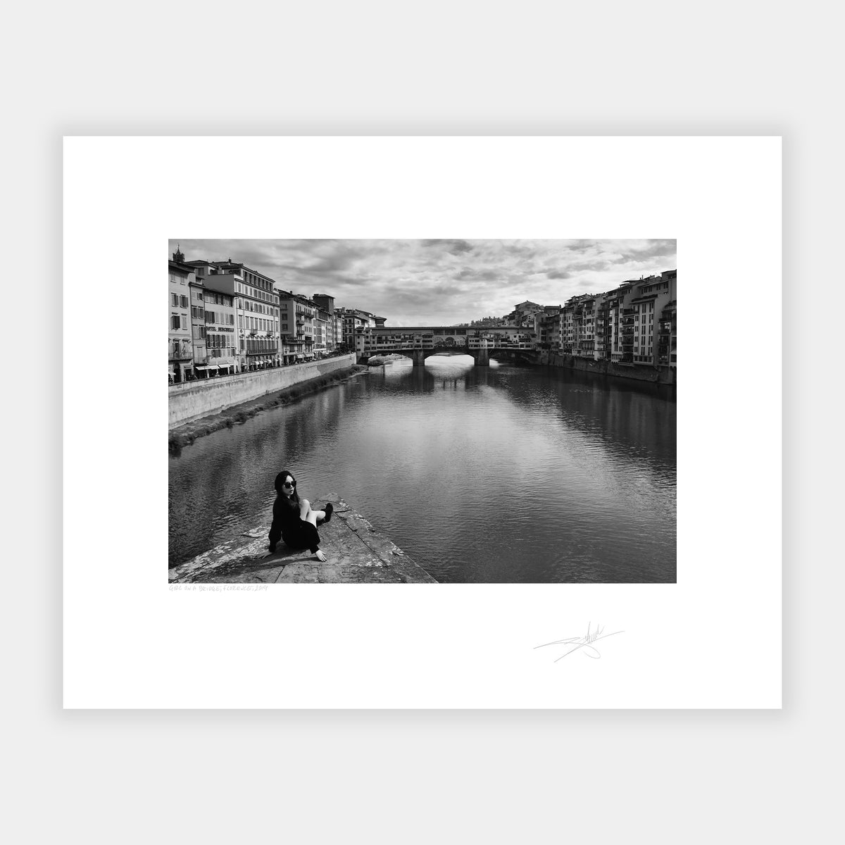 Girl on a Bridge