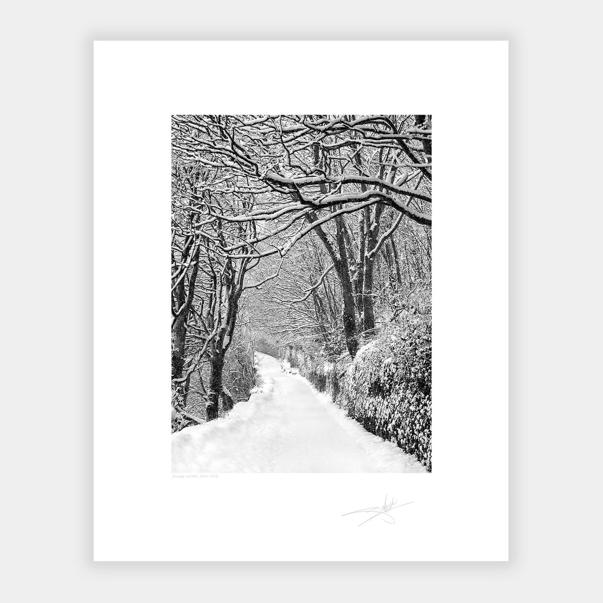 Lower road Kinsale Under Snow 2018 Ireland