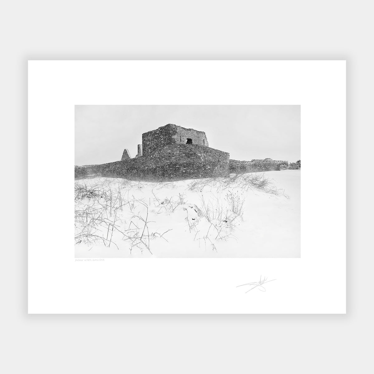 James Fort Under Snow Kinsale Ireland 2018
