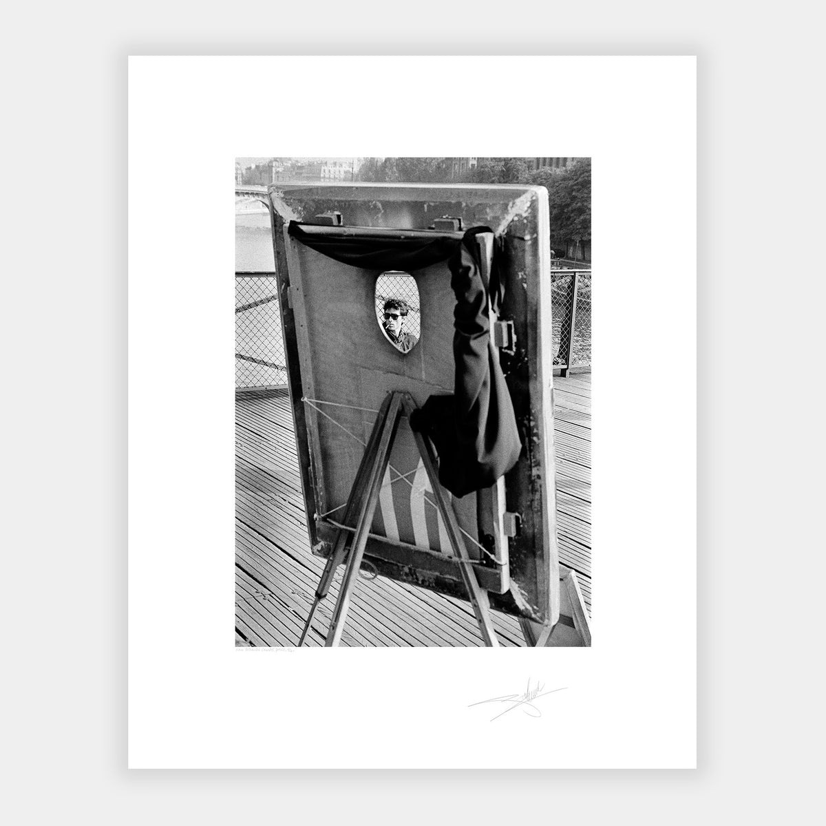 Man Through Canvas