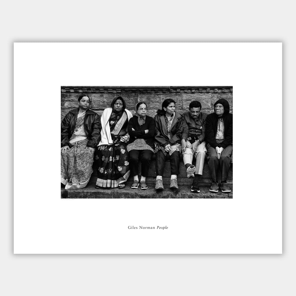 Tourists on a bench, Florence