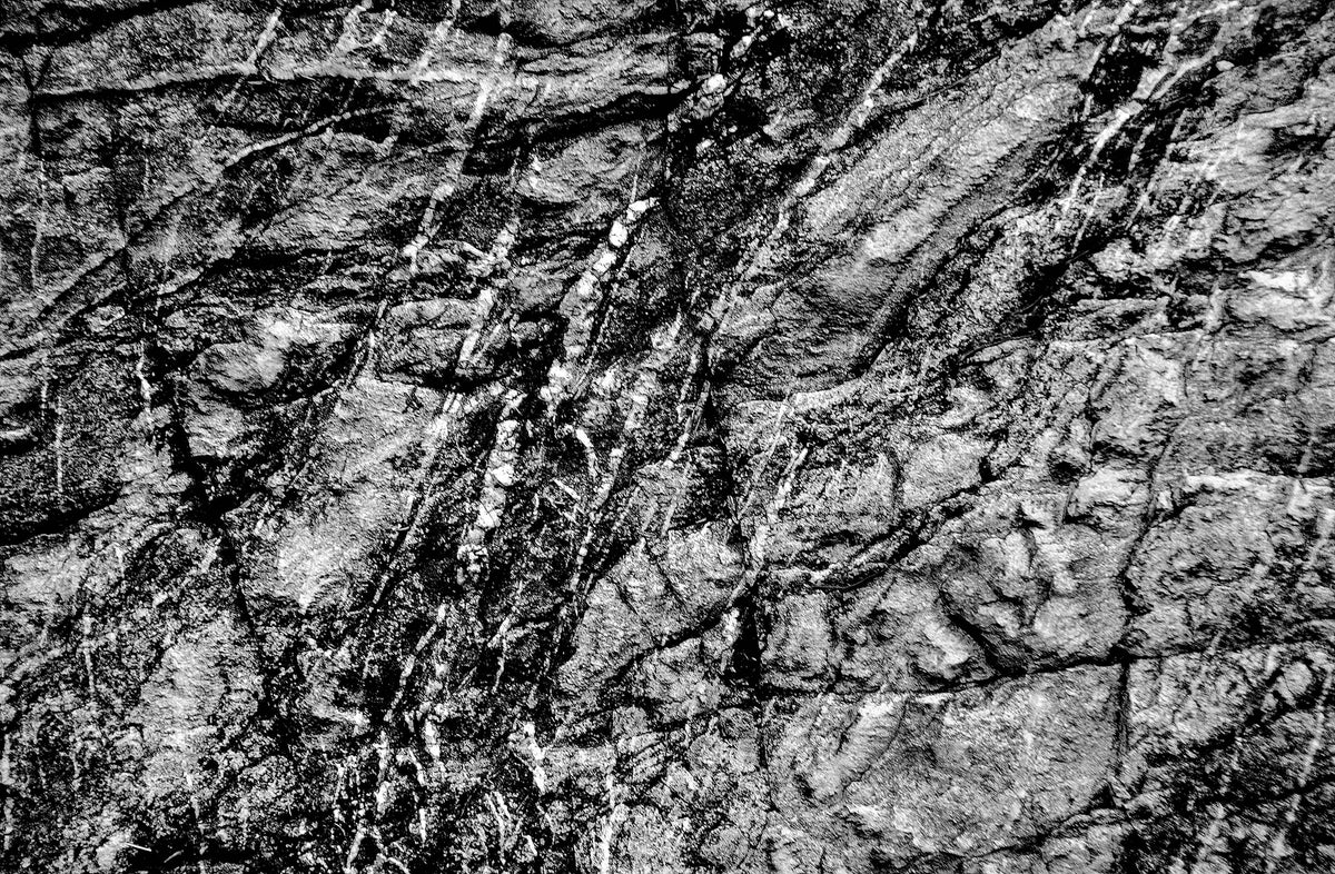 Rock Formation — Black & White Photography by Giles Norman