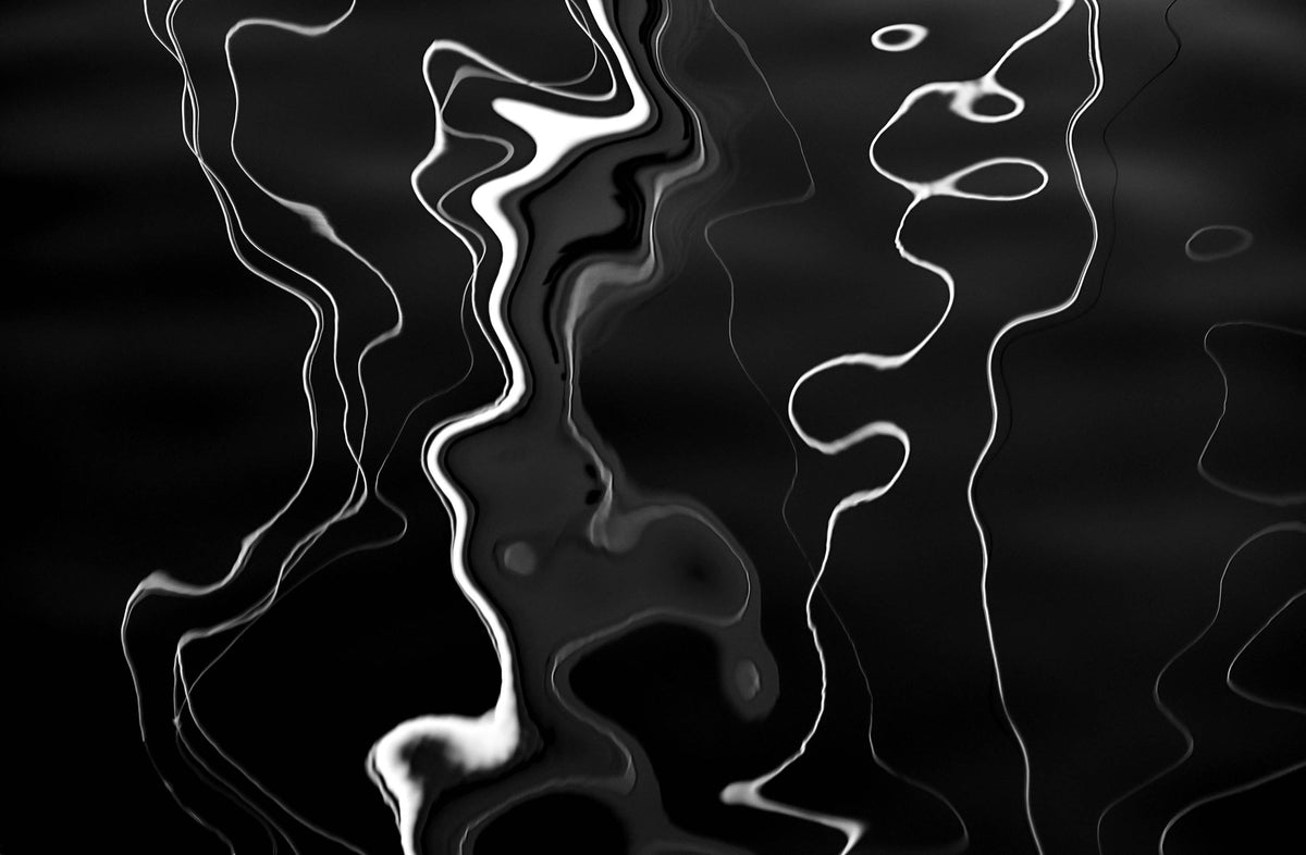 Water Shapes — Black & White Photography by Giles Norman