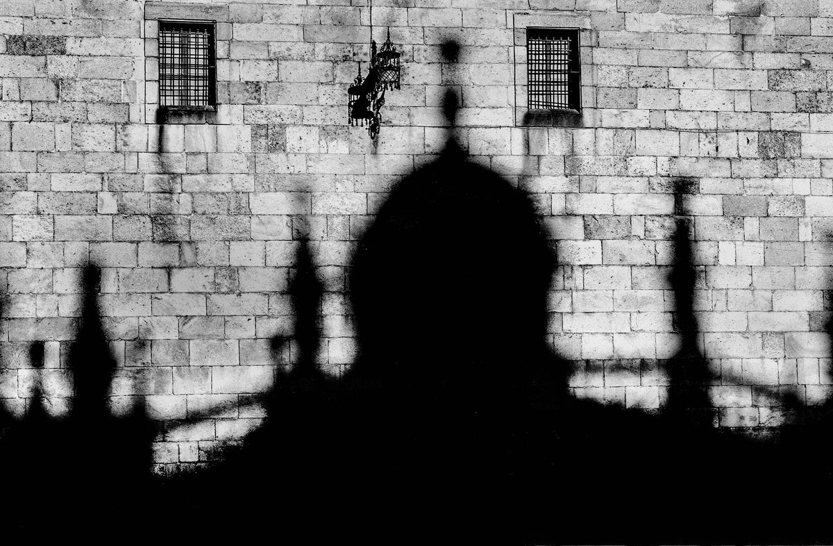 Shadow Of A Church — Black & White Photography by Giles Norman