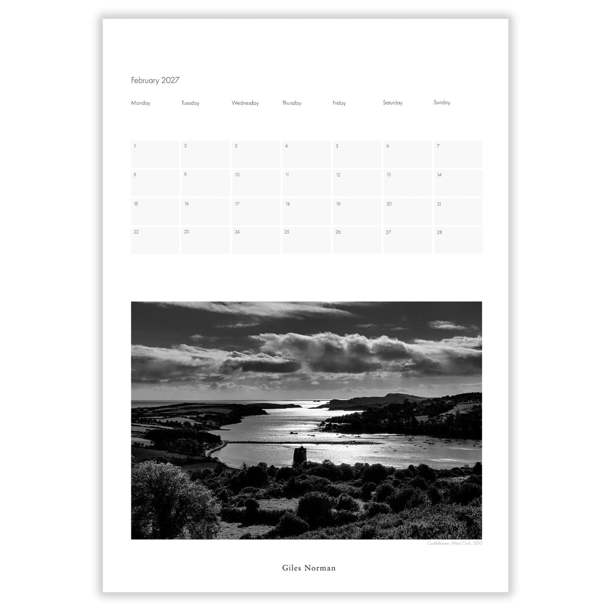 Ireland Calendar 2027