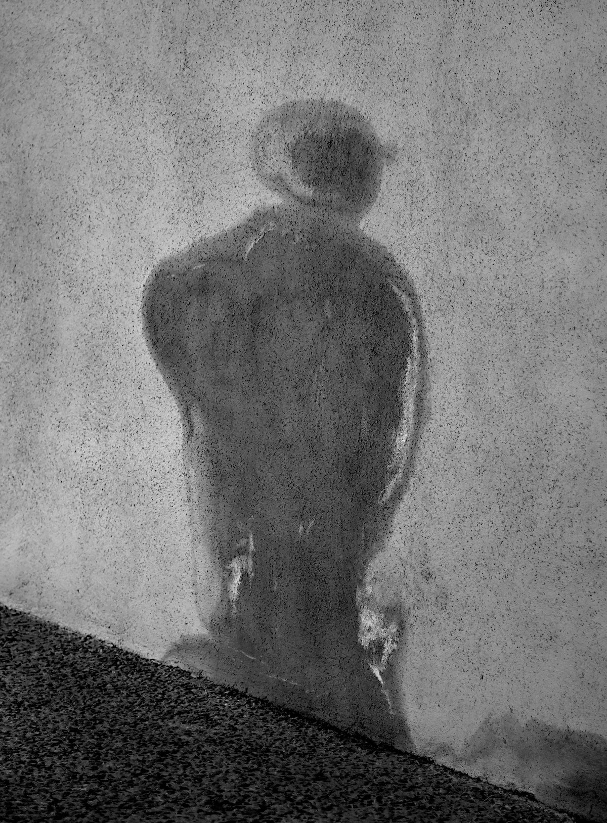 Something On A Wall — Black & White Photography by Giles Norman