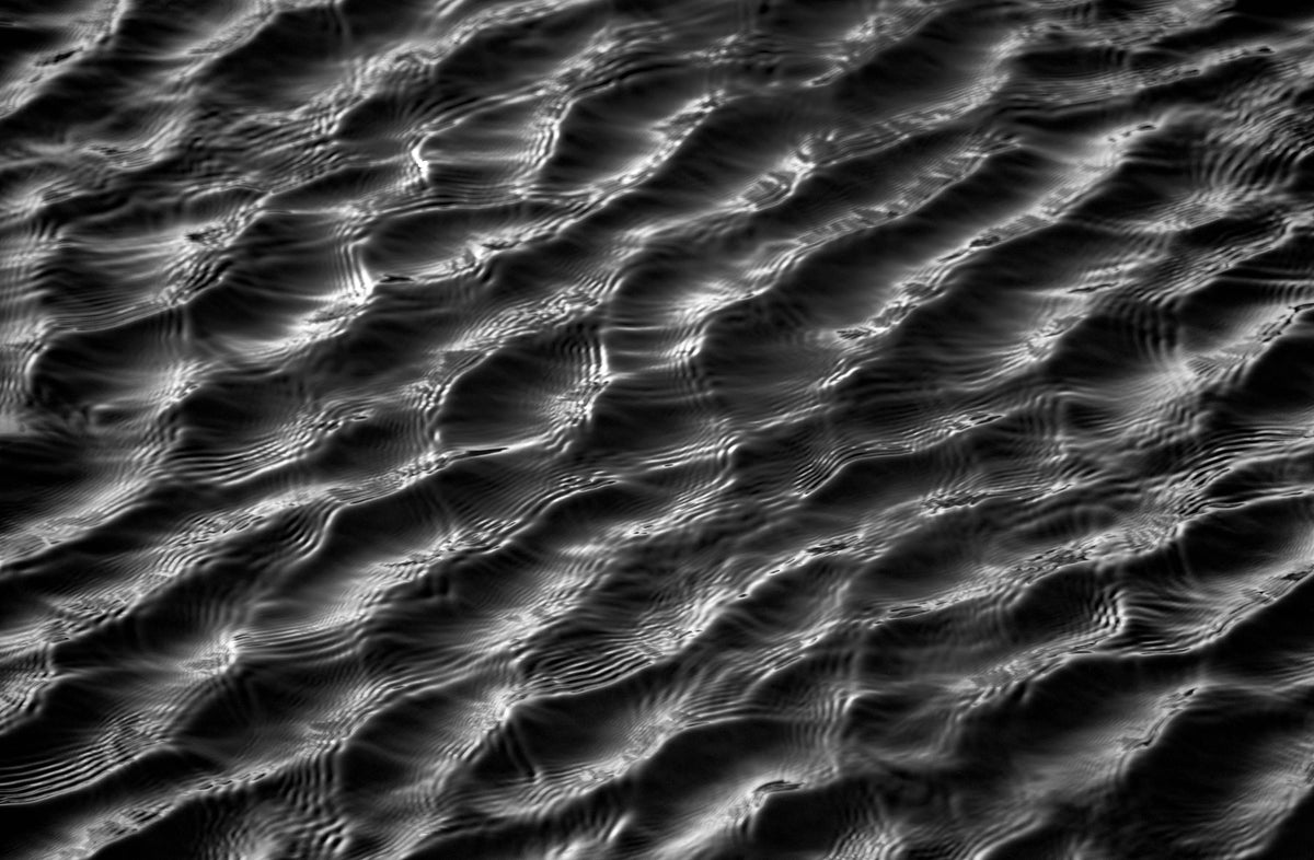 Water Patterns — Black & White Photography by Giles Norman