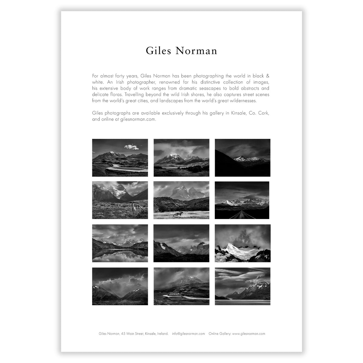 Patagonia Calendar 2027