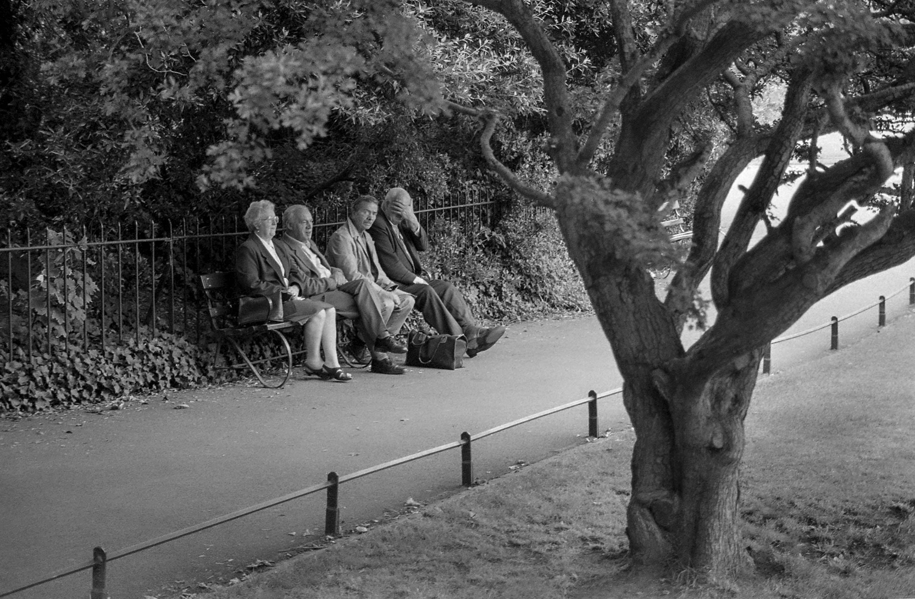 Four On A Bench