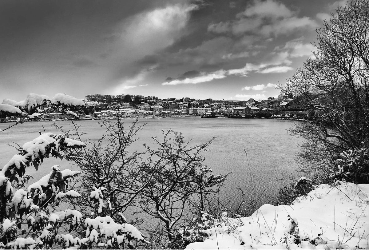 Kinsale Harbour under snow Ireland 2018