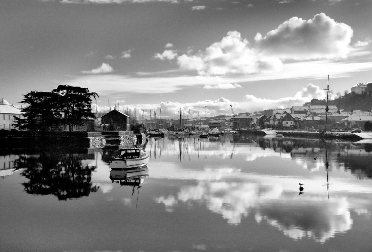 Kinsale under Snow 2018 Kinsale harbour Ireland