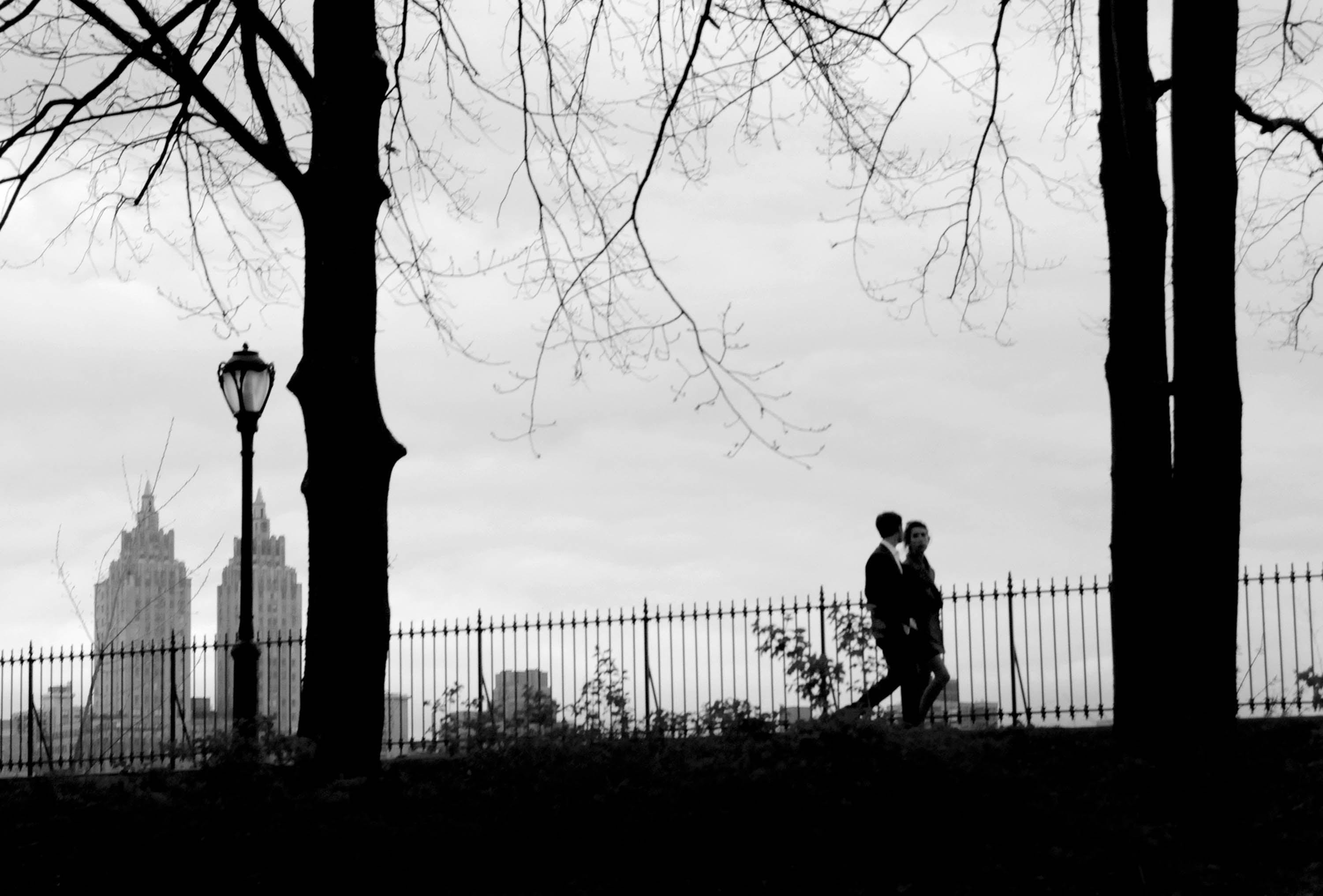 Walking in Central Park