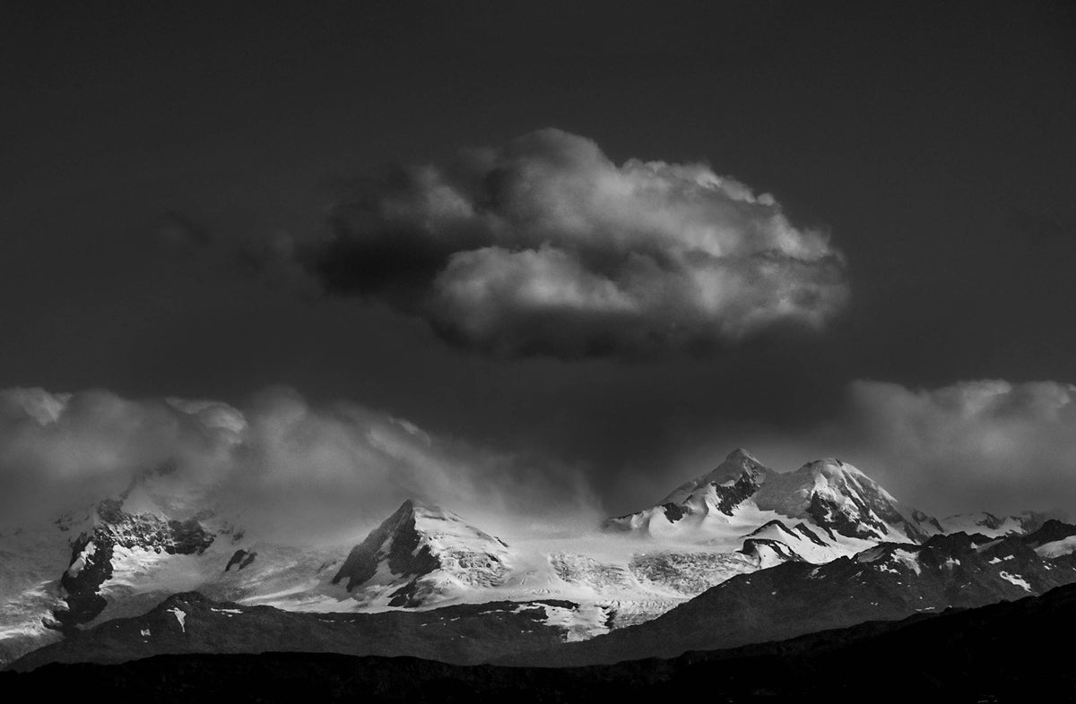 Mountain Clouds — Black & White Photography by Giles Norman