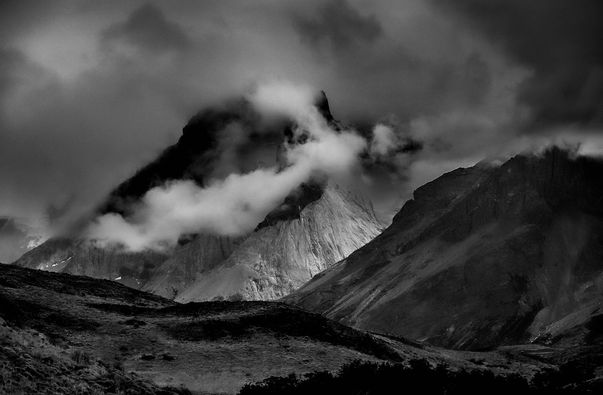 Mountain Clouds — Black & White Photography by Giles Norman