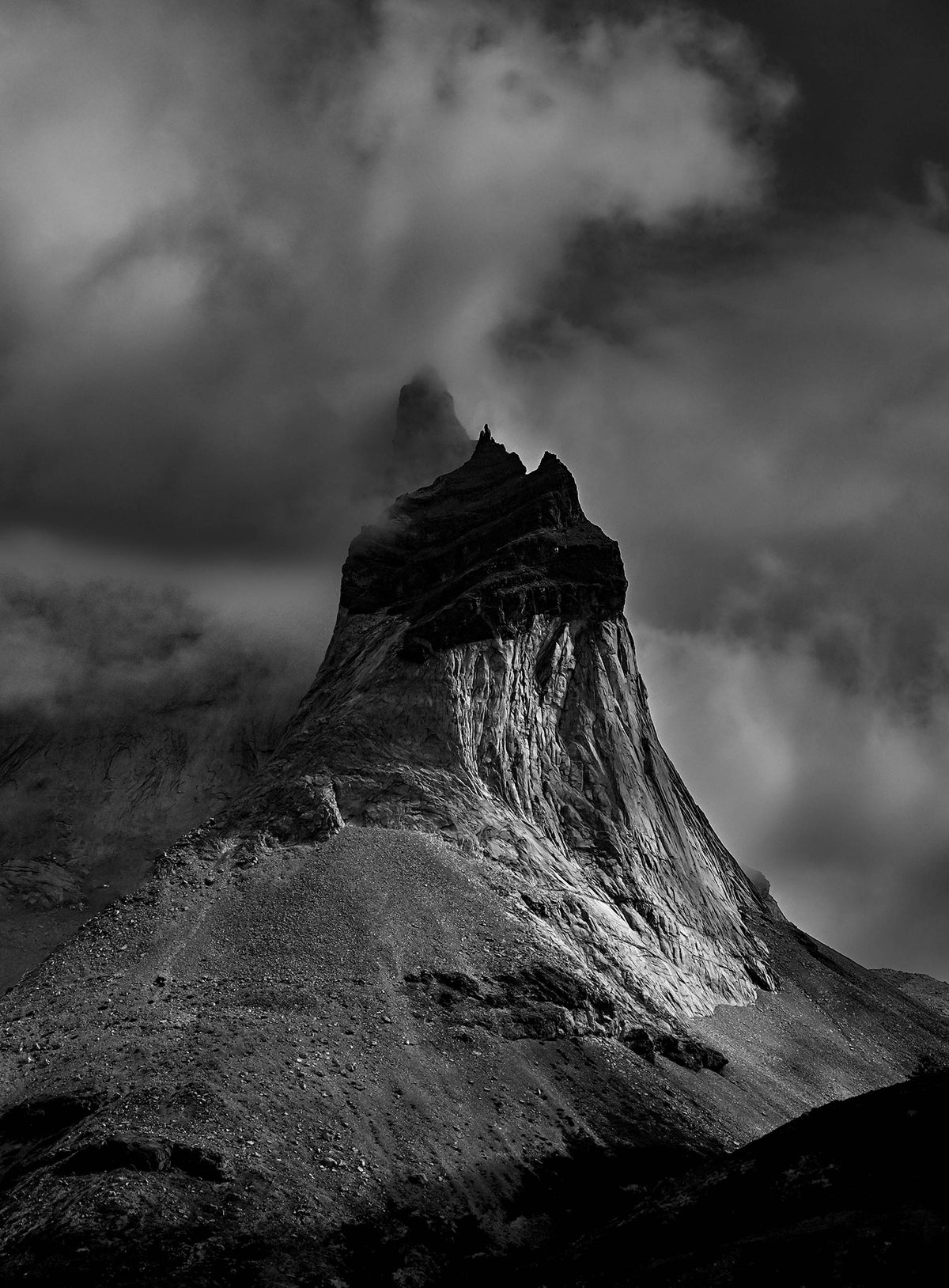 Dark Mountain — Black & White Photography by Giles Norman
