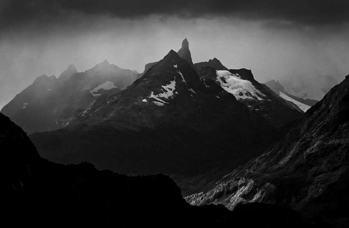 Dark Mountains — Black & White Photography by Giles Norman