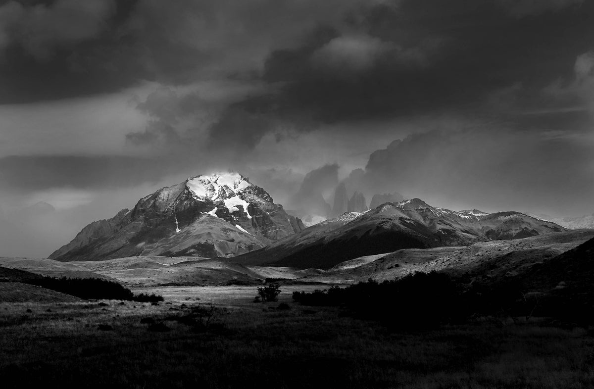 Distant Snow — Black & White Photography by Giles Norman