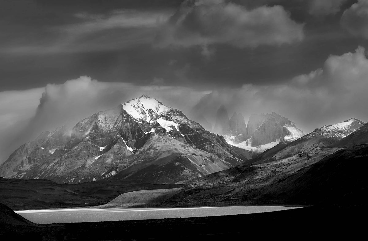 Mountain Lake — Black & White Photography by Giles Norman