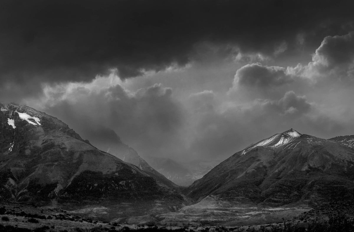 Mountain Clouds — Black & White Photography by Giles Norman