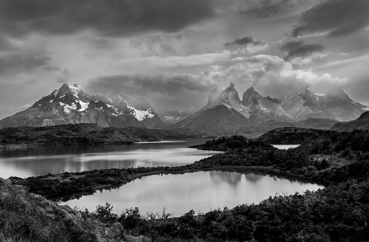 Lago Pehoe — Black & White Photography by Giles Norman