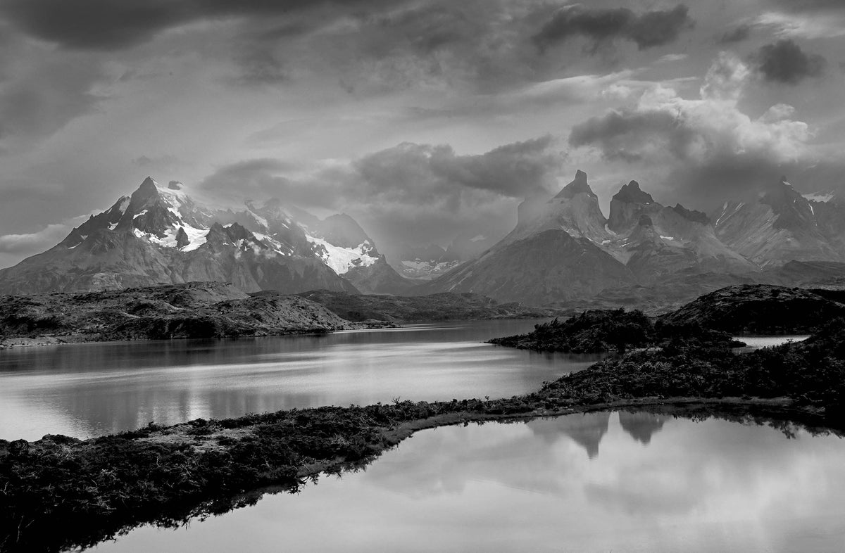 Lago Pehoe — Black & White Photography by Giles Norman