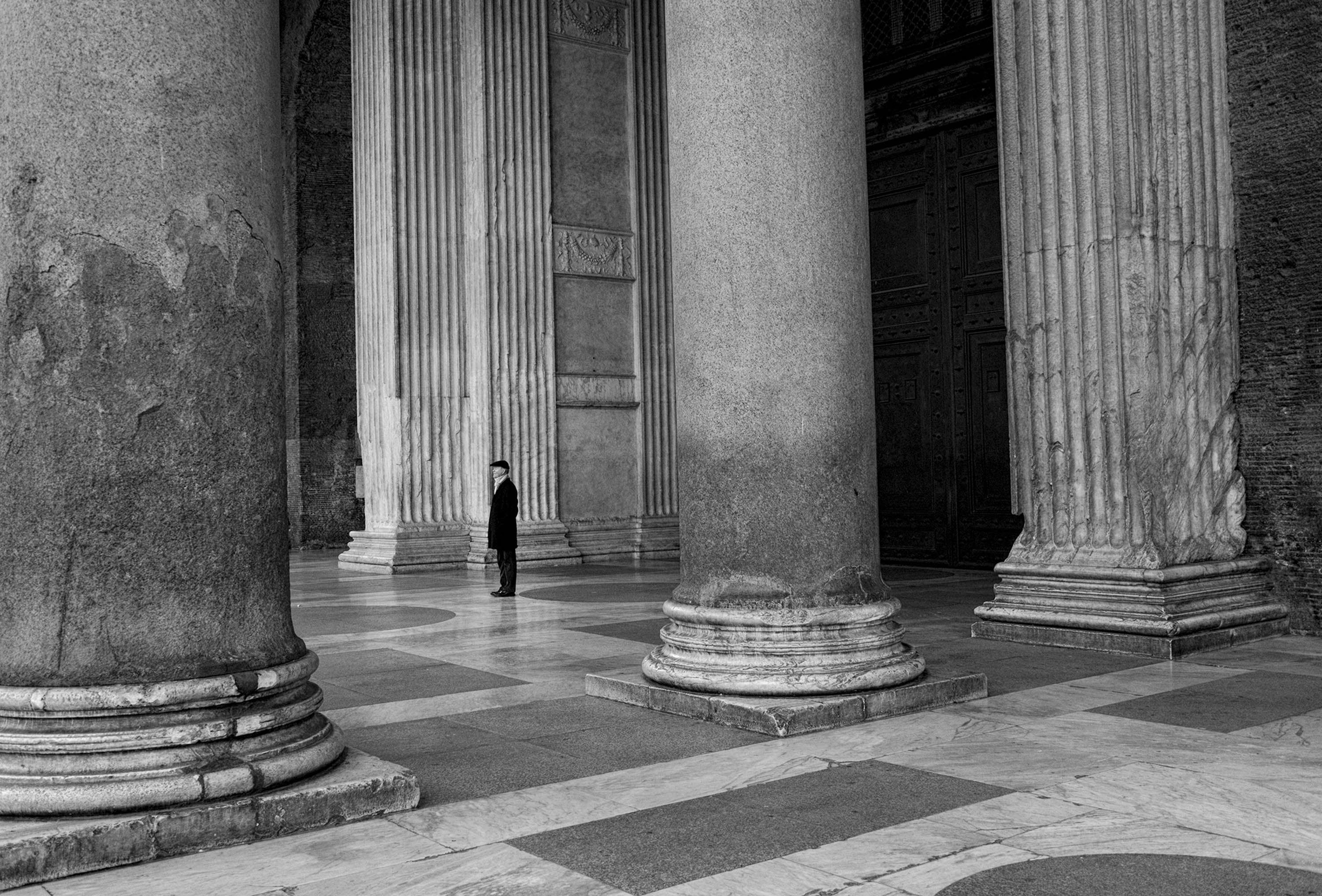 Outside the Pantheon