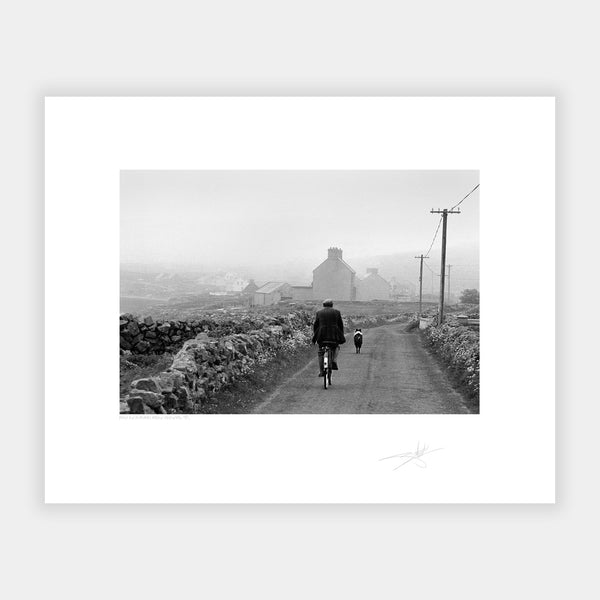 Man on a Bike Aran Islands, Ireland