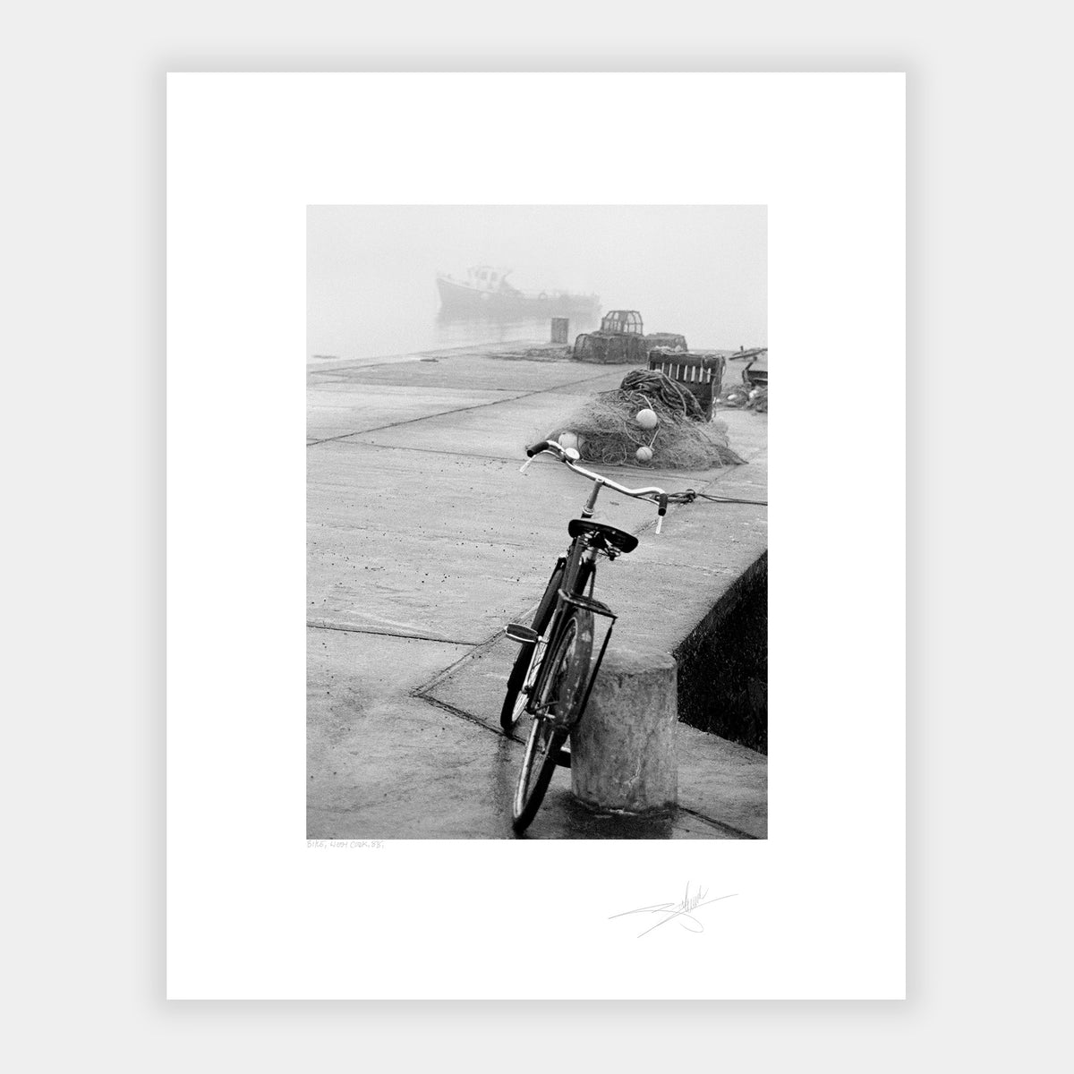 Bike Crookhaven Pier West Cork '88 Ireland