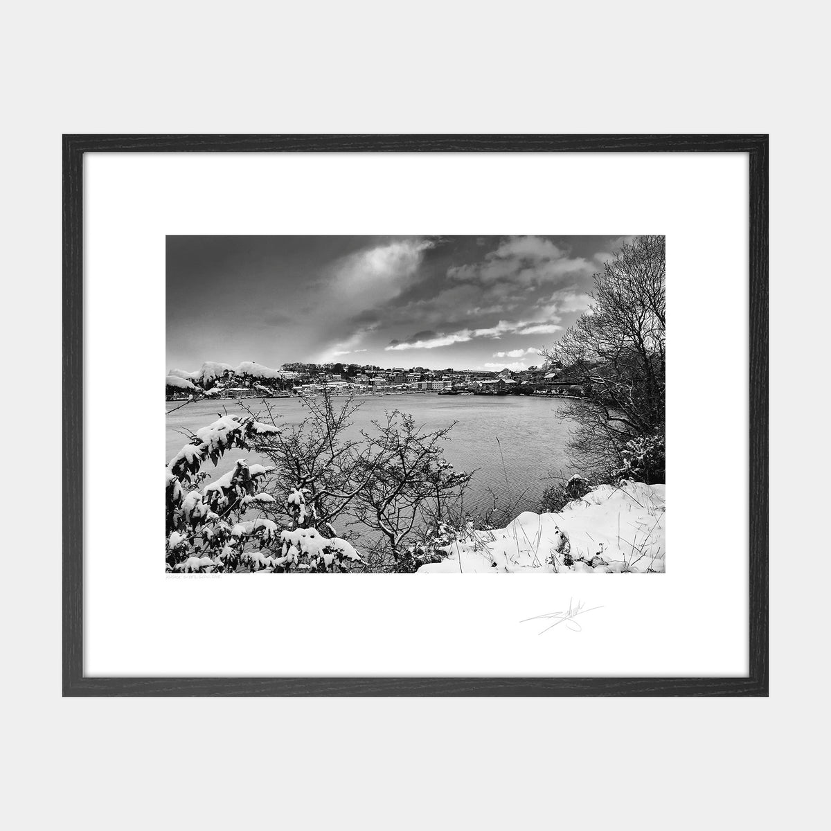 Kinsale Harbour under snow Ireland 2018