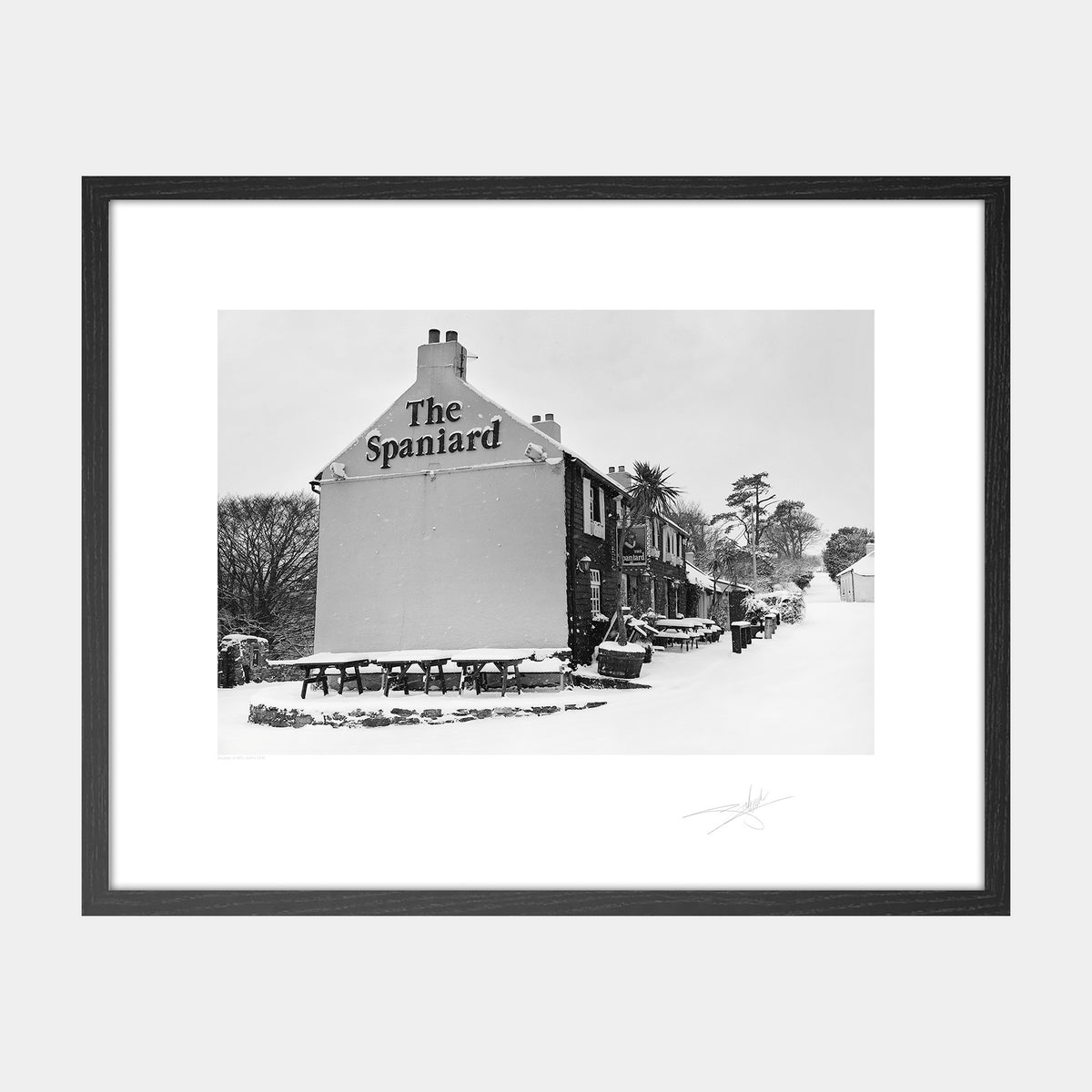 The spaniard Kinsale under snow Ireland 2018