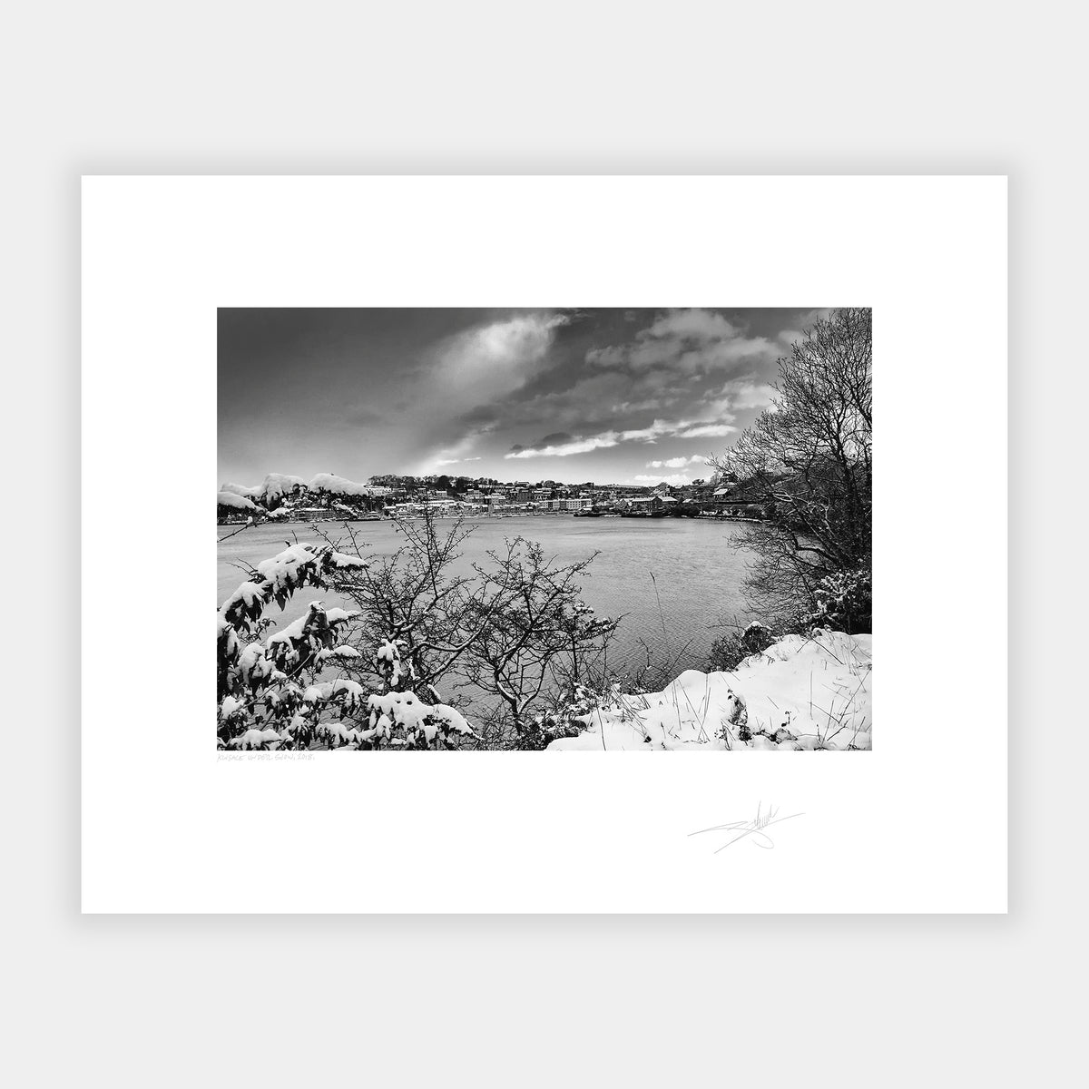 Kinsale Harbour under snow Ireland 2018