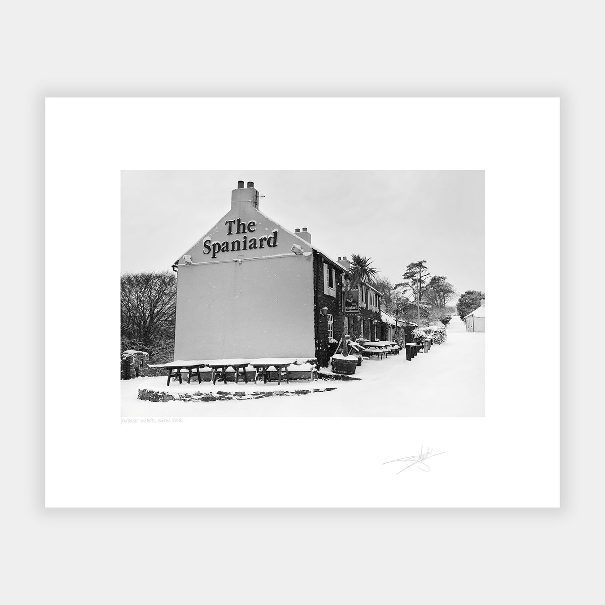 The Spaniard Kinsale under Snow Ireland 2018