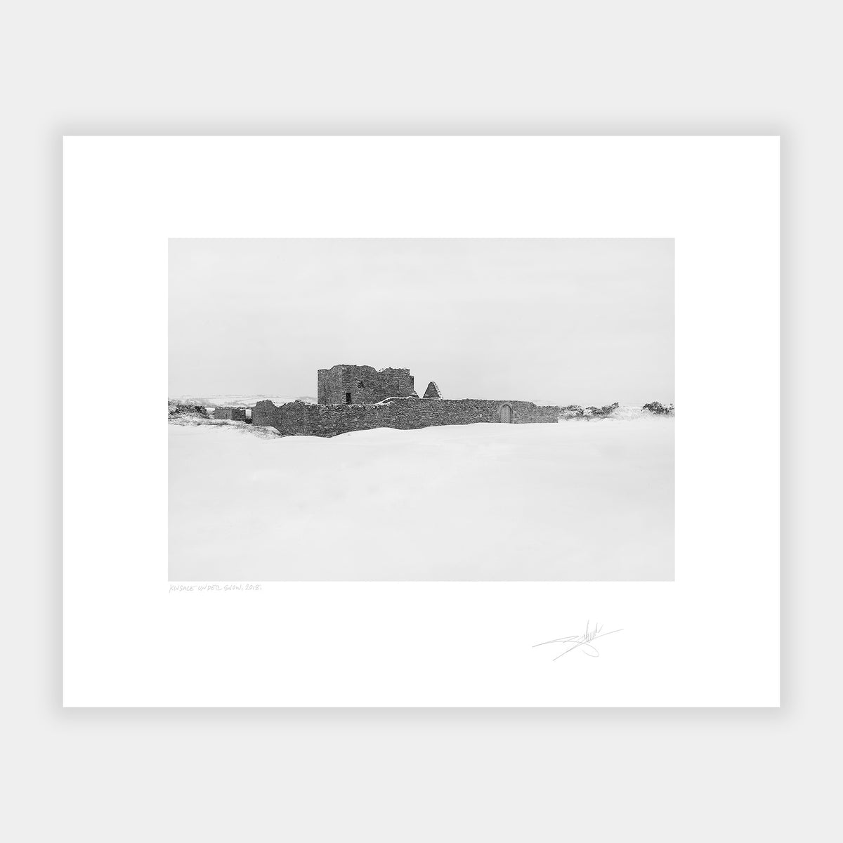 James Fort Under Snow Kinsale Ireland 2018