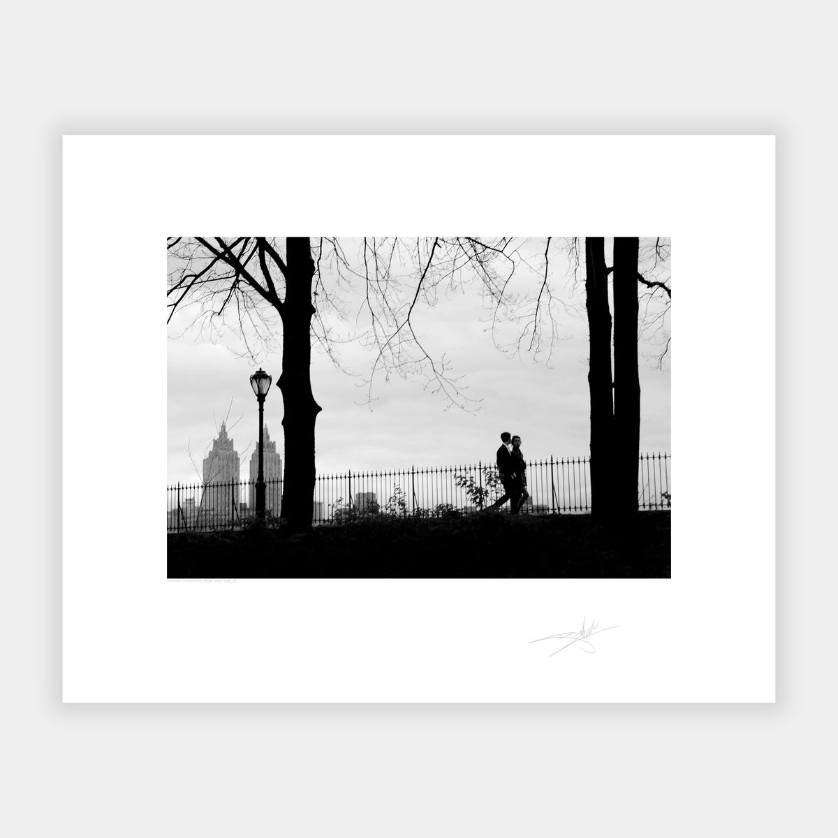 Walking in Central Park