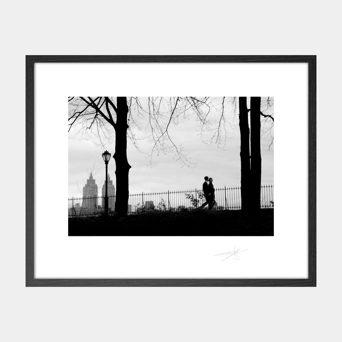 Walking in Central Park