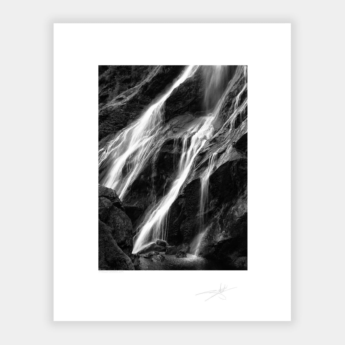 Powerscourt waterfall - Irish waterfall photos | Giles Norman Gallery